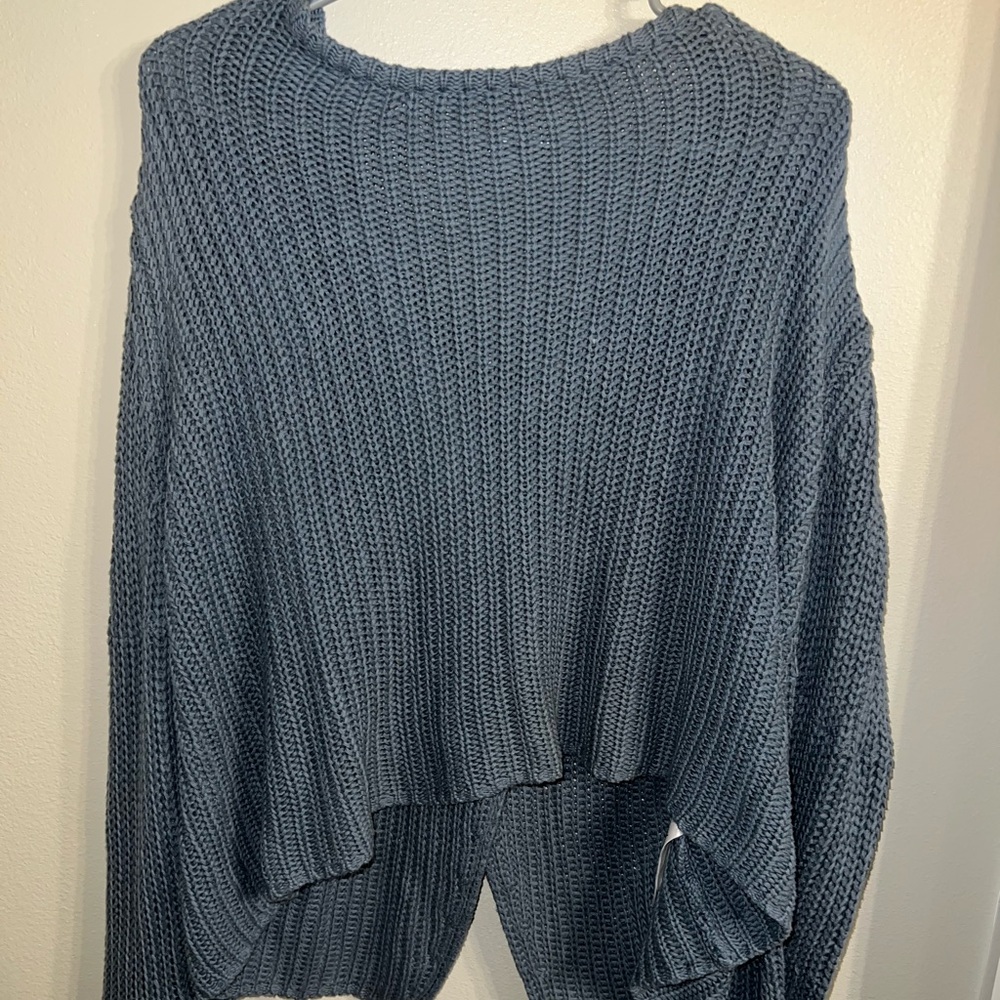 Roxy Women's Slate Blue Crew Neck Sweater